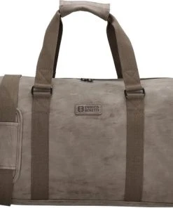 Hete verkoop ???? Enrico Benetti Reistas / Weekendtas / Sporttas 66601 Rotterdam - Kunstleer - Midden Taupe ????