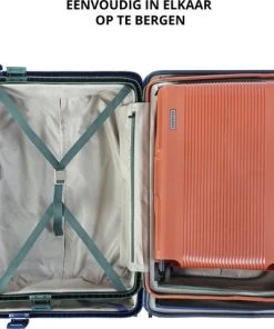 Coupon ???? CarryOn Protector Luxe Grote Reiskoffer - Trolley 77cm Met TSA-klikslot - 4-delige Packer Set - Ultralicht - Blauw ???? -Herschel Shop 550x479