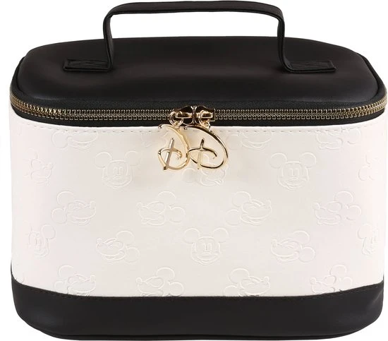 Beste Pirce ✔️ Mickey Mouse DISNEY - Crèmezwarte Toilettas / Koffer, Reliëf ✨ 3 Beste Pirce ✔️ Mickey Mouse DISNEY - Crèmezwarte Toilettas / Koffer, Reliëf ✨