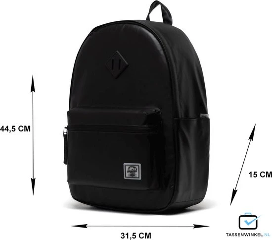 Korting ???? Herschel Weather Resistant | Classic X-Large - Black / Ruime, Weerbestendige Rugzak Met 30L Opbergvolume / Van Gerecycleerde Materialen / Matte ???? Coating, Zakken Voor Waterflessen, Laptophoes / Levenslange Fabrieksgarantie (limited) / Zwart ???? 8 Korting ???? Herschel Weather Resistant | Classic X-Large - Black / Ruime, Weerbestendige Rugzak Met 30L Opbergvolume / Van Gerecycleerde Materialen / Matte ???? Coating, Zakken Voor Waterflessen, Laptophoes / Levenslange Fabrieksgarantie (limited) / Zwart ???? - Afbeelding 6
