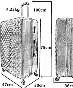 Beste Pirce ???? SB Travelbags 'Expandable' Bagage Koffer 75cm- Champagne ???? -Herschel Shop 550x486 1