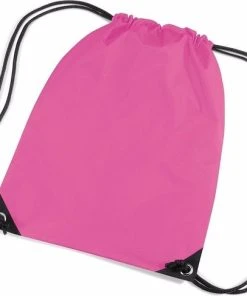 Beste Pirce ✨ Bagbase Gymtas Met Rijgkoord 12 Liter - Fuchsia ????