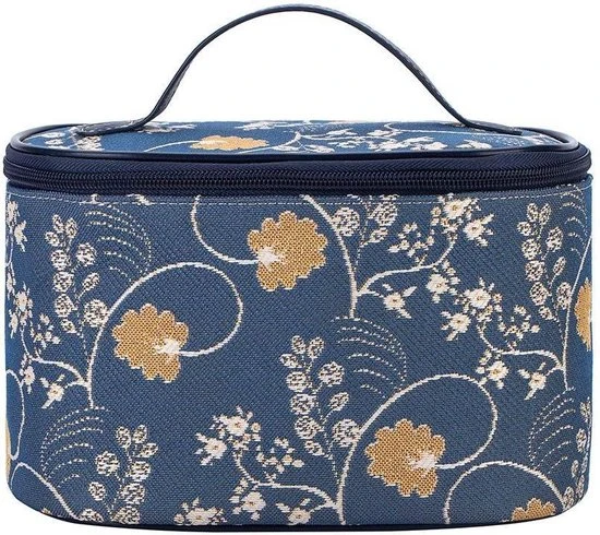 Beste Pirce ???? Signare - Toilettas - Gobelin - Austen Blue - Jane Austen - Blauw - Bloemen ???? 3 Beste Pirce ???? Signare - Toilettas - Gobelin - Austen Blue - Jane Austen - Blauw - Bloemen ????