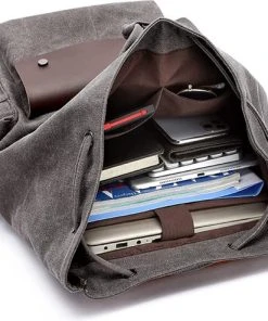 Beste Pirce ???? Veran Rugzak - Vintage - Retro - 26 Liter - Laptop - School - Unisex - Bruin - Koffie ???? -Herschel Shop 550x494