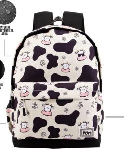 Beste deal ???? Oh My Pop - Cow - Rugzak - Wit - Hoogte 45cm ???? -Herschel Shop 550x499 7