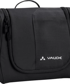 Korting ???? VAUDE Tecowash II Toilettas - Black - 0,287 Kg - 7 L - Haken Om Op Te Hangen - Grote Opening ✨