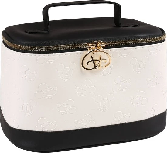 Beste Pirce ✔️ Mickey Mouse DISNEY - Crèmezwarte Toilettas / Koffer, Reliëf ✨ 6 Beste Pirce ✔️ Mickey Mouse DISNEY - Crèmezwarte Toilettas / Koffer, Reliëf ✨ - Afbeelding 4