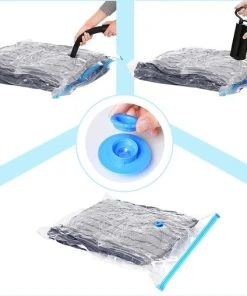 Nieuw ???? Husq HÜSQ Set Van 10 Vacuümzakken - Opbergzakken Van 60 X 80 Cm, Met Pomp, Voor Kleding En Dekbedden ❤️ -Herschel Shop 550x508 4