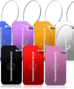 Promo ???? Combi Deal – Bagageband + 2 Stuks Aluminium Bagagelabels – Paars – Bagage Riem – Kofferlabel – 3-cijfer Slot – Kofferband – Reislabel - Thousandtravelmiles ???? -Herschel Shop 550x519 2