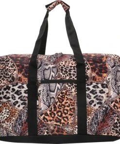 Aanbiedingen ???? Enrico Benetti Safari Weekend Tas Ruime Sporttas Reistas Dierenprint Bruin ???? -Herschel Shop 550x522 3