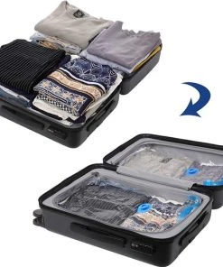 Nieuw ???? Husq HÜSQ Set Van 10 Vacuümzakken - Opbergzakken Van 60 X 80 Cm, Met Pomp, Voor Kleding En Dekbedden ❤️ -Herschel Shop 550x524 1