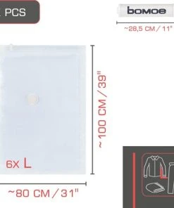 Gloednieuw ???? Bomoe Vacuumzakken Kleding Knippa – Set á 6 Stuks Herbruikbaar Vacuum Opbergzakken – Compressiezakken Met Pomp - Vacuum Bags – Maat L ???? 16 Gloednieuw ???? Bomoe Vacuumzakken Kleding Knippa – Set á 6 Stuks Herbruikbaar Vacuum Opbergzakken – Compressiezakken Met Pomp - Vacuum Bags – Maat L ???? -Herschel Shop 550x528 5