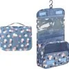 Nieuw ✔️ Fako Fashion® - Toilettas Met Haak - Travel Bag - Organizer Voor Toiletartikelen - Reisartikelen - Travel Bag - Ophangbare Toilettas - Bloemen Lichtblauw ???? -Herschel Shop 550x538 11