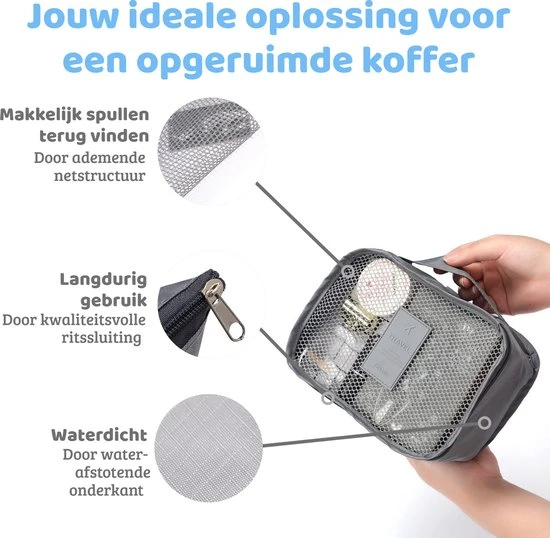 Beste deal ⭐ Mmoods Koffer Packing Cubes Set - Kleding Organizer Zak En Rugzak - ???? Handbagage 6 Delige Set - Opbergzakken Voor Ondergoed - Opbergtas Voor Schoenen - Inclusief Toiletzak - Zwart ???? 5 Beste deal ⭐ Mmoods Koffer Packing Cubes Set - Kleding Organizer Zak En Rugzak - ???? Handbagage 6 Delige Set - Opbergzakken Voor Ondergoed - Opbergtas Voor Schoenen - Inclusief Toiletzak - Zwart ???? - Afbeelding 3