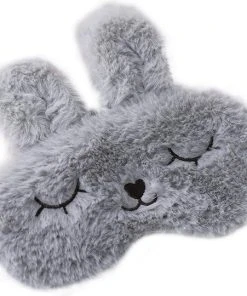 Goedkoop ???? Merkloos 2- Pack - Dames - Tieners Slaapmaskers - Roze & Grijs - Konijn ???? -Herschel Shop 550x540 6