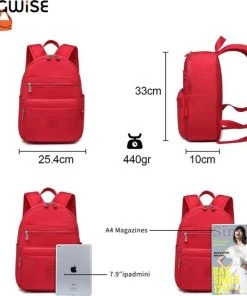 Beste Pirce ???? Bagwise® Rugzak - Rugtas - 10 Lt - S - Dames - Heren - (3060) Rood ❤️ -Herschel Shop 550x542 9