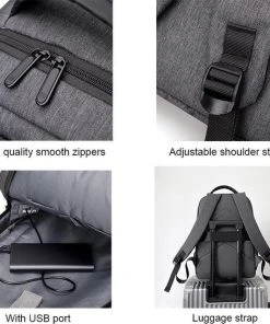Beste recensies van ✔️ TK-products Zakelijke Multifunctionele Rugzak 15 Inch Laptop Vak - USB Poort Rugtas Voor Werk, School Of Reizen - Waterdichte Tas Voor Heren/Dames - ???? Backpack - Zwart ???? -Herschel Shop 550x546 6