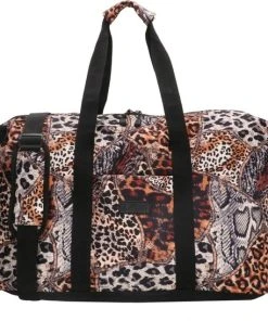 Aanbiedingen ???? Enrico Benetti Safari Weekend Tas Ruime Sporttas Reistas Dierenprint Bruin ????