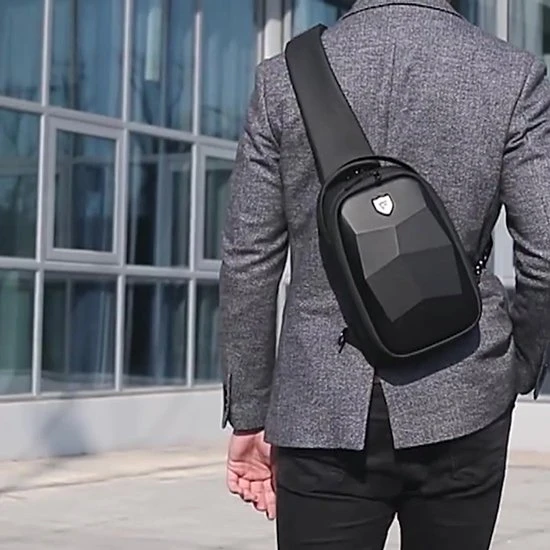 Nieuw ???? Brandie Fenruien - Rugzak - Schoudertas - Voor Heren Tas - Upgrade Stijl - Crossbody Tas Heren - 6386 - Zwart - 8*19*29 Cm - Lijn Polyester - Waterdicht - Heuptas - Schooltas - Reistassen - Draagtas - Oxford - Klep - 0,6 Kg ❤️ 4 Nieuw ???? Brandie Fenruien - Rugzak - Schoudertas - Voor Heren Tas - Upgrade Stijl - Crossbody Tas Heren - 6386 - Zwart - 8*19*29 Cm - Lijn Polyester - Waterdicht - Heuptas - Schooltas - Reistassen - Draagtas - Oxford - Klep - 0,6 Kg ❤️ - Afbeelding 2