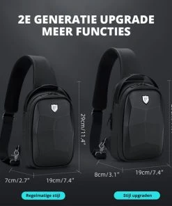 Nieuw ???? Brandie Fenruien - Rugzak - Schoudertas - Voor Heren Tas - Upgrade Stijl - Crossbody Tas Heren - 6386 - Zwart - 8*19*29 Cm - Lijn Polyester - Waterdicht - Heuptas - Schooltas - Reistassen - Draagtas - Oxford - Klep - 0,6 Kg ❤️ 21 Nieuw ???? Brandie Fenruien - Rugzak - Schoudertas - Voor Heren Tas - Upgrade Stijl - Crossbody Tas Heren - 6386 - Zwart - 8*19*29 Cm - Lijn Polyester - Waterdicht - Heuptas - Schooltas - Reistassen - Draagtas - Oxford - Klep - 0,6 Kg ❤️ -Herschel Shop 550x550 188