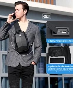 Nieuw ???? Brandie Fenruien - Rugzak - Schoudertas - Voor Heren Tas - Upgrade Stijl - Crossbody Tas Heren - 6386 - Zwart - 8*19*29 Cm - Lijn Polyester - Waterdicht - Heuptas - Schooltas - Reistassen - Draagtas - Oxford - Klep - 0,6 Kg ❤️ 23 Nieuw ???? Brandie Fenruien - Rugzak - Schoudertas - Voor Heren Tas - Upgrade Stijl - Crossbody Tas Heren - 6386 - Zwart - 8*19*29 Cm - Lijn Polyester - Waterdicht - Heuptas - Schooltas - Reistassen - Draagtas - Oxford - Klep - 0,6 Kg ❤️ -Herschel Shop 550x550 189