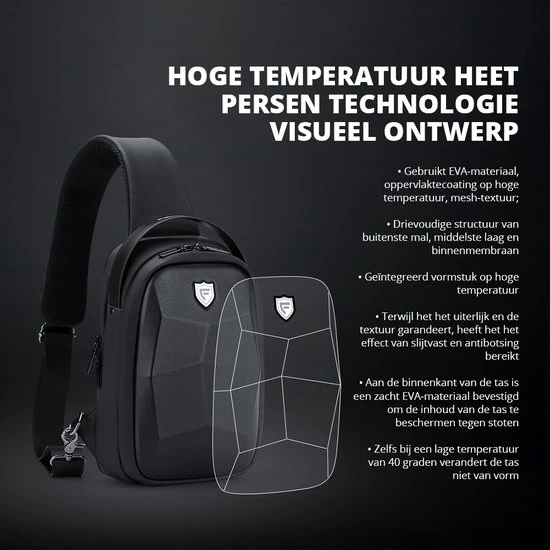 Nieuw ???? Brandie Fenruien - Rugzak - Schoudertas - Voor Heren Tas - Upgrade Stijl - Crossbody Tas Heren - 6386 - Zwart - 8*19*29 Cm - Lijn Polyester - Waterdicht - Heuptas - Schooltas - Reistassen - Draagtas - Oxford - Klep - 0,6 Kg ❤️ 10 Nieuw ???? Brandie Fenruien - Rugzak - Schoudertas - Voor Heren Tas - Upgrade Stijl - Crossbody Tas Heren - 6386 - Zwart - 8*19*29 Cm - Lijn Polyester - Waterdicht - Heuptas - Schooltas - Reistassen - Draagtas - Oxford - Klep - 0,6 Kg ❤️ - Afbeelding 8