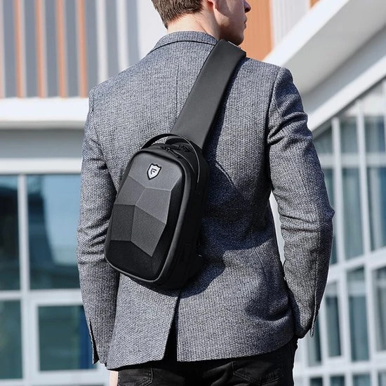 Nieuw ???? Brandie Fenruien - Rugzak - Schoudertas - Voor Heren Tas - Upgrade Stijl - Crossbody Tas Heren - 6386 - Zwart - 8*19*29 Cm - Lijn Polyester - Waterdicht - Heuptas - Schooltas - Reistassen - Draagtas - Oxford - Klep - 0,6 Kg ❤️ 13 Nieuw ???? Brandie Fenruien - Rugzak - Schoudertas - Voor Heren Tas - Upgrade Stijl - Crossbody Tas Heren - 6386 - Zwart - 8*19*29 Cm - Lijn Polyester - Waterdicht - Heuptas - Schooltas - Reistassen - Draagtas - Oxford - Klep - 0,6 Kg ❤️ - Afbeelding 11