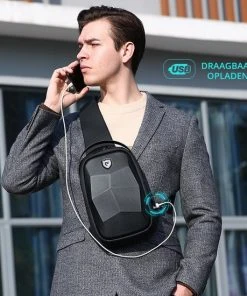 Nieuw ???? Brandie Fenruien - Rugzak - Schoudertas - Voor Heren Tas - Upgrade Stijl - Crossbody Tas Heren - 6386 - Zwart - 8*19*29 Cm - Lijn Polyester - Waterdicht - Heuptas - Schooltas - Reistassen - Draagtas - Oxford - Klep - 0,6 Kg ❤️ 33 Nieuw ???? Brandie Fenruien - Rugzak - Schoudertas - Voor Heren Tas - Upgrade Stijl - Crossbody Tas Heren - 6386 - Zwart - 8*19*29 Cm - Lijn Polyester - Waterdicht - Heuptas - Schooltas - Reistassen - Draagtas - Oxford - Klep - 0,6 Kg ❤️ -Herschel Shop 550x550 196