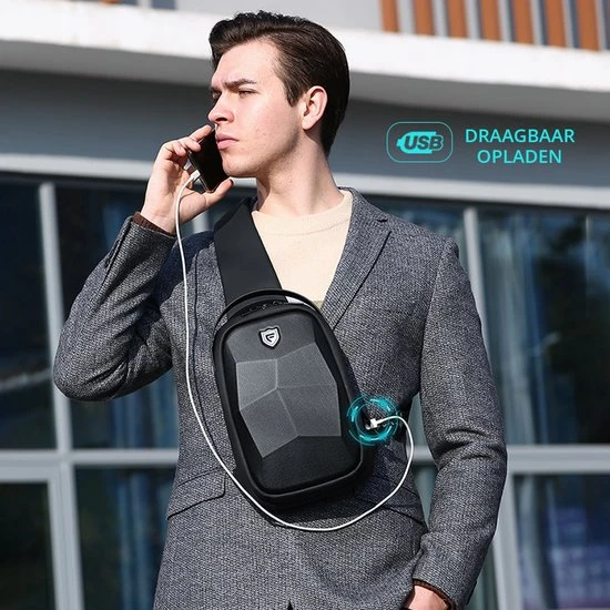 Nieuw ???? Brandie Fenruien - Rugzak - Schoudertas - Voor Heren Tas - Upgrade Stijl - Crossbody Tas Heren - 6386 - Zwart - 8*19*29 Cm - Lijn Polyester - Waterdicht - Heuptas - Schooltas - Reistassen - Draagtas - Oxford - Klep - 0,6 Kg ❤️ 17 Nieuw ???? Brandie Fenruien - Rugzak - Schoudertas - Voor Heren Tas - Upgrade Stijl - Crossbody Tas Heren - 6386 - Zwart - 8*19*29 Cm - Lijn Polyester - Waterdicht - Heuptas - Schooltas - Reistassen - Draagtas - Oxford - Klep - 0,6 Kg ❤️ - Afbeelding 15