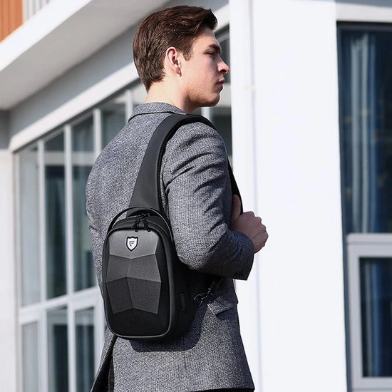 Nieuw ???? Brandie Fenruien - Rugzak - Schoudertas - Voor Heren Tas - Upgrade Stijl - Crossbody Tas Heren - 6386 - Zwart - 8*19*29 Cm - Lijn Polyester - Waterdicht - Heuptas - Schooltas - Reistassen - Draagtas - Oxford - Klep - 0,6 Kg ❤️ 18 Nieuw ???? Brandie Fenruien - Rugzak - Schoudertas - Voor Heren Tas - Upgrade Stijl - Crossbody Tas Heren - 6386 - Zwart - 8*19*29 Cm - Lijn Polyester - Waterdicht - Heuptas - Schooltas - Reistassen - Draagtas - Oxford - Klep - 0,6 Kg ❤️ - Afbeelding 16