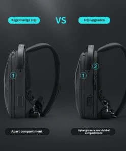 Nieuw ???? Brandie Fenruien - Rugzak - Schoudertas - Voor Heren Tas - Upgrade Stijl - Crossbody Tas Heren - 6386 - Zwart - 8*19*29 Cm - Lijn Polyester - Waterdicht - Heuptas - Schooltas - Reistassen - Draagtas - Oxford - Klep - 0,6 Kg ❤️ 35 Nieuw ???? Brandie Fenruien - Rugzak - Schoudertas - Voor Heren Tas - Upgrade Stijl - Crossbody Tas Heren - 6386 - Zwart - 8*19*29 Cm - Lijn Polyester - Waterdicht - Heuptas - Schooltas - Reistassen - Draagtas - Oxford - Klep - 0,6 Kg ❤️ -Herschel Shop 550x550 198