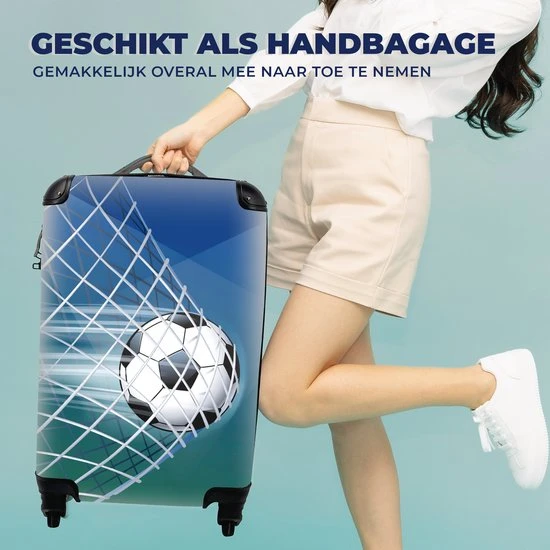 Kopen ???? MuchoWow® Koffer - Een Illustratie Van Een Voetbal In Het Net -Jongens - Meisjes - Kinderen - Past Binnen 55x40x20 Cm En 55x35x25 Cm - ???? Handbagage - Trolley - Fotokoffer - Cabin Size - Print ???? 5 Kopen ???? MuchoWow® Koffer - Een Illustratie Van Een Voetbal In Het Net -Jongens - Meisjes - Kinderen - Past Binnen 55x40x20 Cm En 55x35x25 Cm - ???? Handbagage - Trolley - Fotokoffer - Cabin Size - Print ???? - Afbeelding 3