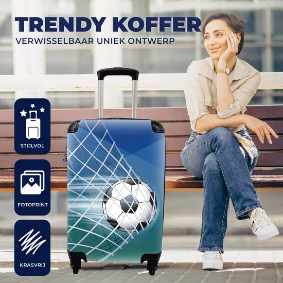Kopen ???? MuchoWow® Koffer - Een Illustratie Van Een Voetbal In Het Net -Jongens - Meisjes - Kinderen - Past Binnen 55x40x20 Cm En 55x35x25 Cm - ???? Handbagage - Trolley - Fotokoffer - Cabin Size - Print ???? 8 Kopen ???? MuchoWow® Koffer - Een Illustratie Van Een Voetbal In Het Net -Jongens - Meisjes - Kinderen - Past Binnen 55x40x20 Cm En 55x35x25 Cm - ???? Handbagage - Trolley - Fotokoffer - Cabin Size - Print ???? - Afbeelding 6