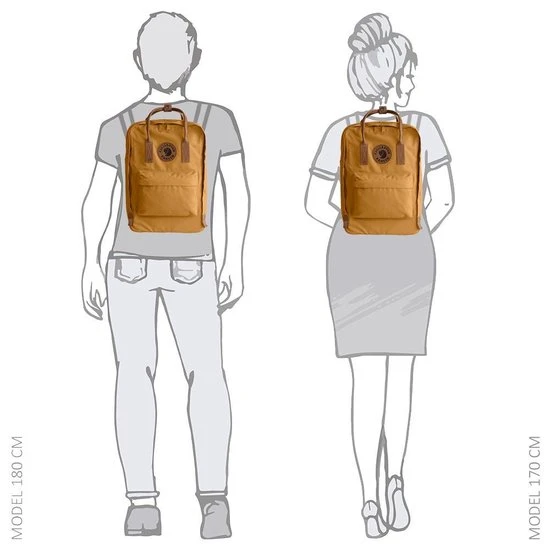 Uitgang ???? Fjallraven Fjällräven Kånken No. 2 Laptop 15" Unisex Rugzak - Acorn ???? 8 Uitgang ???? Fjallraven Fjällräven Kånken No. 2 Laptop 15" Unisex Rugzak - Acorn ???? - Afbeelding 6