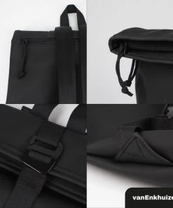 Beste Pirce ???? Van Enkhuizen VanEnkhuizen Rolltop Rugzak 9 Liter - Waterafstotend En Thermo Materiaal - Zwart ???? -Herschel Shop 550x550 252