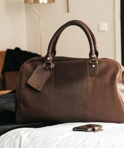 Kopen ???? Chesterfield Leren Reistas / Weekendtas Liam - 35 Liter - Bruin ⌛ -Herschel Shop 550x550 289