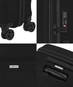 Coupon ✔️ CarryOn Porter ® Kofferset - TSA Trolleyset 3-delig Met OKOBAN - Dubbele Wielen - Zwart ???? -Herschel Shop 550x550 304