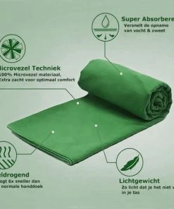 Kopen ⭐ TravelGuru Microvezel Reishanddoek Set Van 3 - 1x Large (85 * 150cm), 2x Small (40 * 80 Cm) - Sneldrogende, Lichtgewicht Handdoek Ideaal Voor Sporten, Reizen, Outdoor & Strand - Microfiber Travel Towel - Groen ???? -Herschel Shop 550x550 358