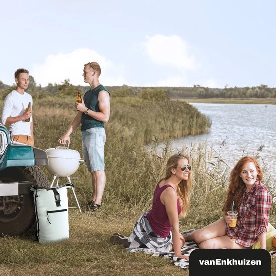 Hete verkoop ✔️ Van Enkhuizen VanEnkhuizen Rolltop Rugzak Met Laptopvak 15,6 Inch - 20 Liter - Waterafstotend En Thermo Materiaal - Mint ???? 9 Hete verkoop ✔️ Van Enkhuizen VanEnkhuizen Rolltop Rugzak Met Laptopvak 15,6 Inch - 20 Liter - Waterafstotend En Thermo Materiaal - Mint ???? - Afbeelding 7