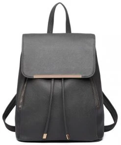 Korting ???? Miss LuLu Rugzak - Dames Rugtas - Kwalitatieve Kunstleren Rug Tas - Grijs (E1669 GY) ???? -Herschel Shop 550x550 379