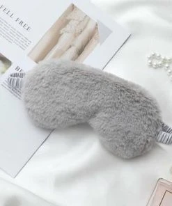 Beste Pirce ⭐ MINIIYOU 2 Stuks - Pluchen Dames Slaapmasker Grijs En Roze - Reismasker Met Vacht - Oogmasker ???? -Herschel Shop 550x550 386