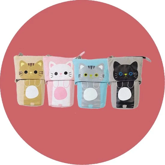 Beste Verkoop ???? Merkloos Pop-Up Etui - Uitschuifbare Etui - Staande Etui - Poezen ???? 3 Beste Verkoop ???? Merkloos Pop-Up Etui - Uitschuifbare Etui - Staande Etui - Poezen ????