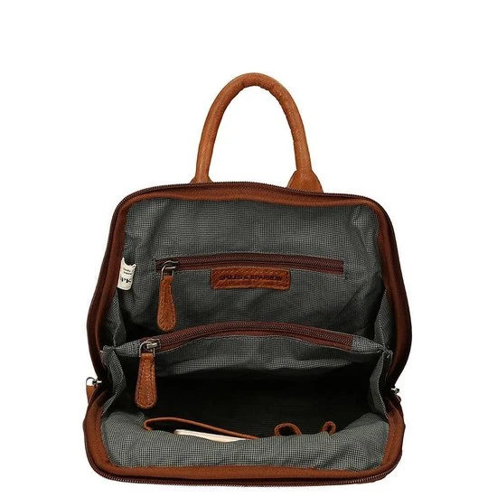 Goedkoop ???? Spikes & Sparrow Rugtas / Rugzak / Schooltas - Bronco - 6 Liter - Leer - Cognac ✔️ 6 Goedkoop ???? Spikes & Sparrow Rugtas / Rugzak / Schooltas - Bronco - 6 Liter - Leer - Cognac ✔️ - Afbeelding 4