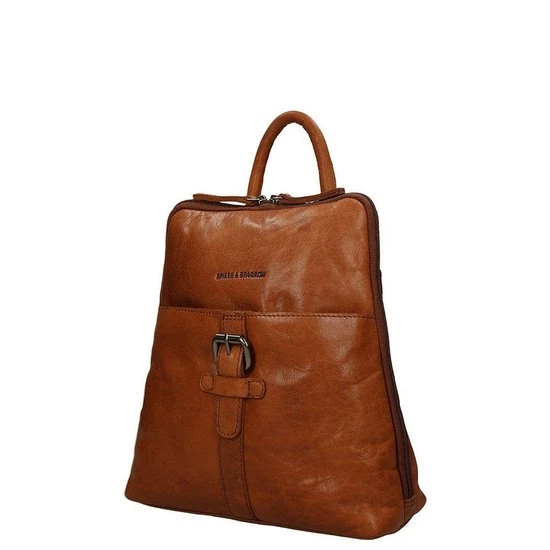 Goedkoop ???? Spikes & Sparrow Rugtas / Rugzak / Schooltas - Bronco - 6 Liter - Leer - Cognac ✔️ 11 Goedkoop ???? Spikes & Sparrow Rugtas / Rugzak / Schooltas - Bronco - 6 Liter - Leer - Cognac ✔️ - Afbeelding 9
