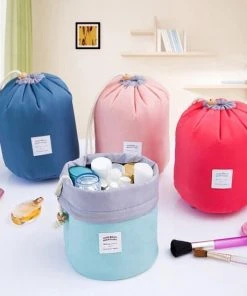 Aanbiedingen ✔️ Bfree Blauwe Make Up Tasje / Toilettas / Etui / Organizer / Opberger - Toilettas / Travel Organizer Reis Toilet Bag Organiser - Dames Make Up Tas Koffer / Opberg Box / Reis Cosmetica Tas / Opbergsysteem / Houder ✔️ -Herschel Shop 550x550 410