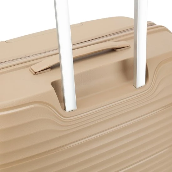 Gloednieuw ✨ Decent Harde Koffer / Trolley / Reiskoffer - Explorer - 77 Cm (XL) - Champagne ???? 10 Gloednieuw ✨ Decent Harde Koffer / Trolley / Reiskoffer - Explorer - 77 Cm (XL) - Champagne ???? - Afbeelding 8