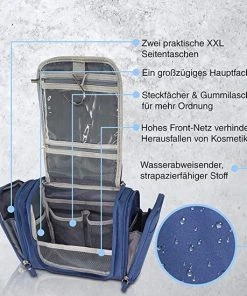 Goedkoopste ???? Styngard Toilettas - Blauw - Unisex - Opvouwbaar - Heren & Dames ???? -Herschel Shop 550x550 466