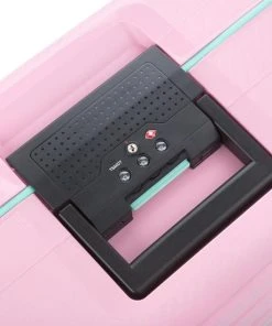 Coupon ???? CarryOn Steward TSA Reiskoffer - 65cm Trolley Met Kliksloten - Dubbele Wielen - Roze ???? -Herschel Shop 550x550 498