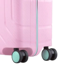 Coupon ???? CarryOn Steward TSA Reiskoffer - 65cm Trolley Met Kliksloten - Dubbele Wielen - Roze ???? -Herschel Shop 550x550 501