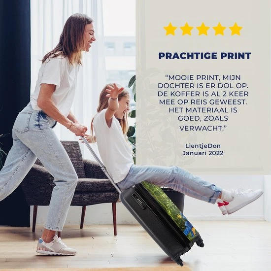 Beste recensies van ???? MuchoWow® Koffer - Bos - Dieren - Tropisch - Kinderen - Jongetje - Meiden - Kids - Past Binnen 55x40x20 Cm En 55x35x25 Cm - ???? Handbagage - Trolley - Fotokoffer - Cabin Size - Print ???? 4 Beste recensies van ???? MuchoWow® Koffer - Bos - Dieren - Tropisch - Kinderen - Jongetje - Meiden - Kids - Past Binnen 55x40x20 Cm En 55x35x25 Cm - ???? Handbagage - Trolley - Fotokoffer - Cabin Size - Print ???? - Afbeelding 2